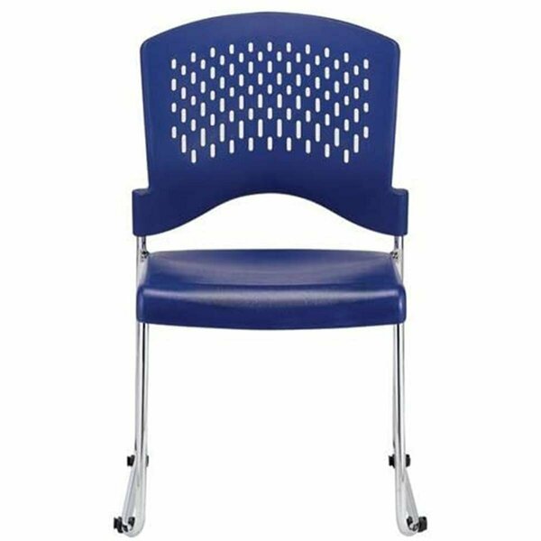 Gfancy Fixtures Navy Plastic Guest Chair - 18 x 23 x 34 in. GF3099577